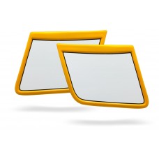 C-Racer Square Side Number Plates for SCR4 Seat - USNP4